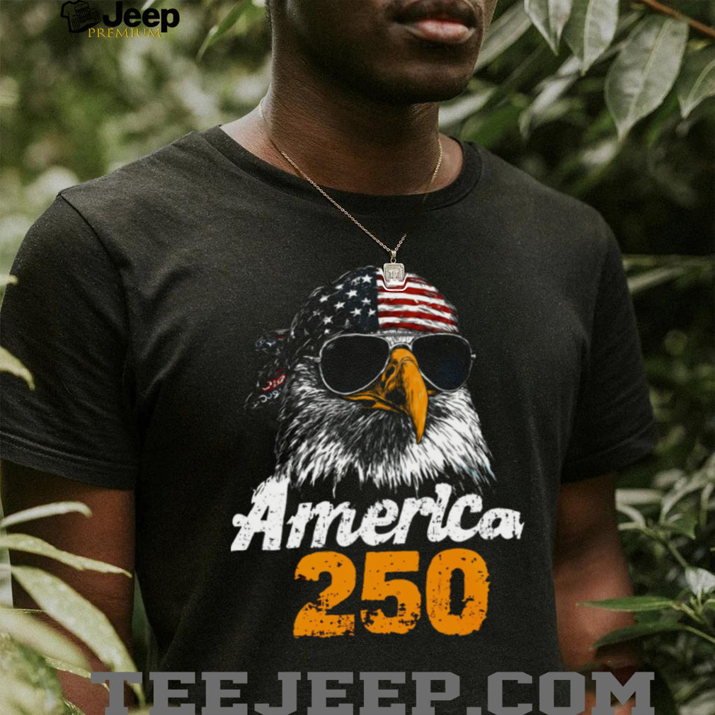 Cool American Eagle Sunglasses 250th Anniversary Patriotic Shirt