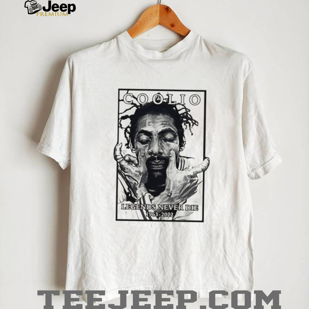 Coolio Legends Never Die 1963 2022 Hip Hop Tribute T Shirt
