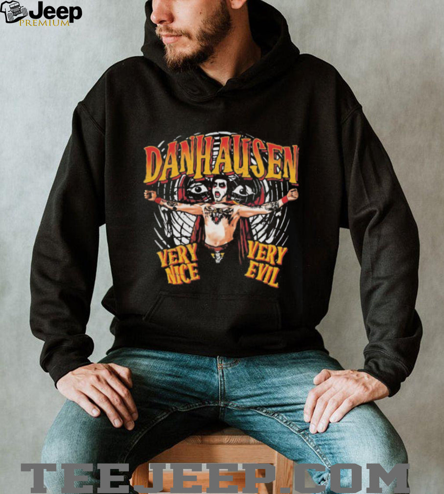Danhausen Very Nice Very Evil Pro Wrestling Fan Black T Shirt