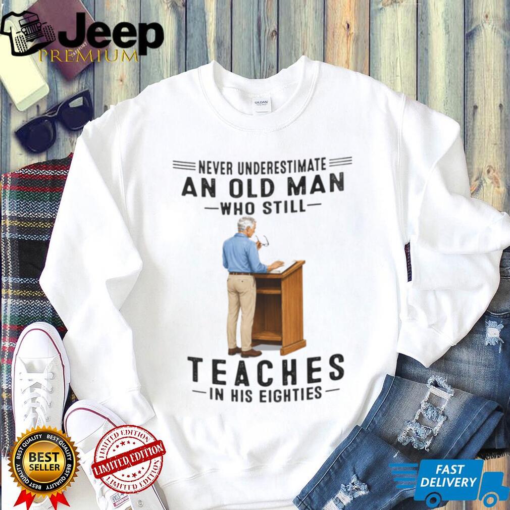Dedicated Teacher Still Teaching In Eighties Shirt
