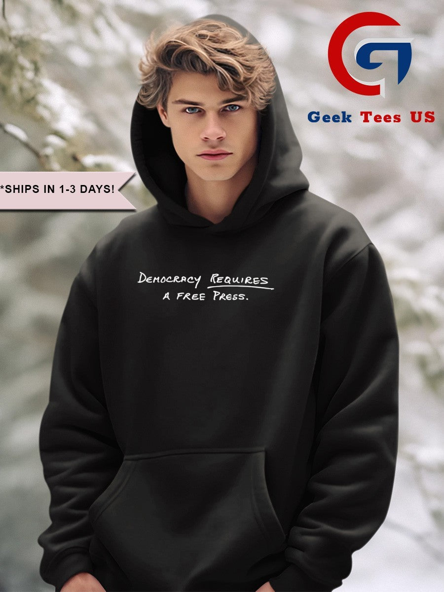 Democracy Requires a Free Press T-shirt