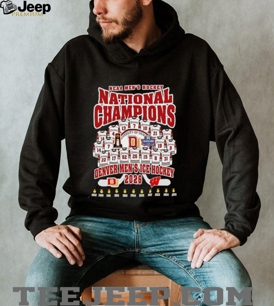 Denver Men’s Ice Hockey 2026 NCAA Men’s Hockey National Champions Jersey shirt
