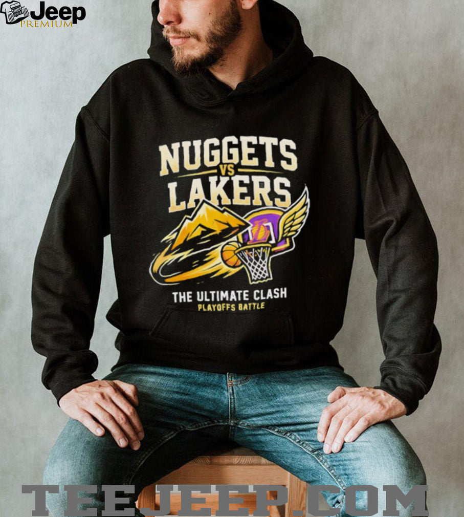 Denver Nuggets vs. LA Lakers “The Ultimate Clash” NBA Playoffs Battle T Shirt
