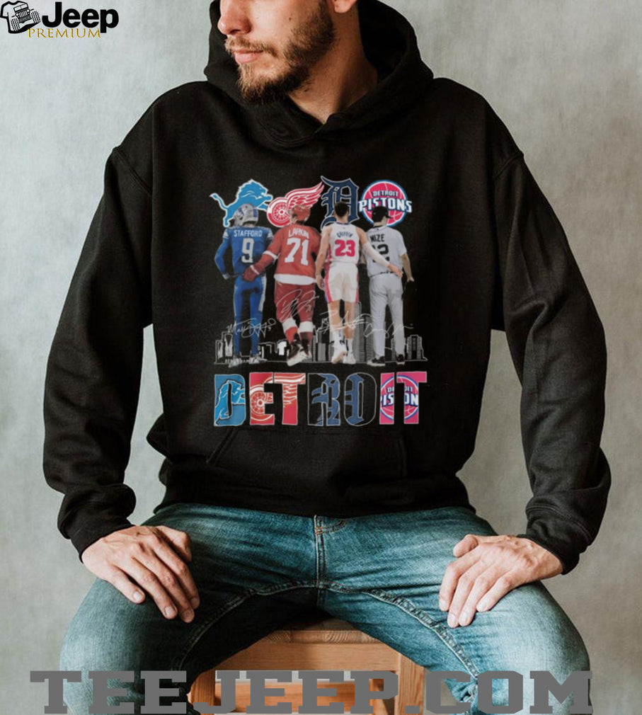 Detroit City Heroes T Shirt Stafford Larkin Griffin Mize All Star Design