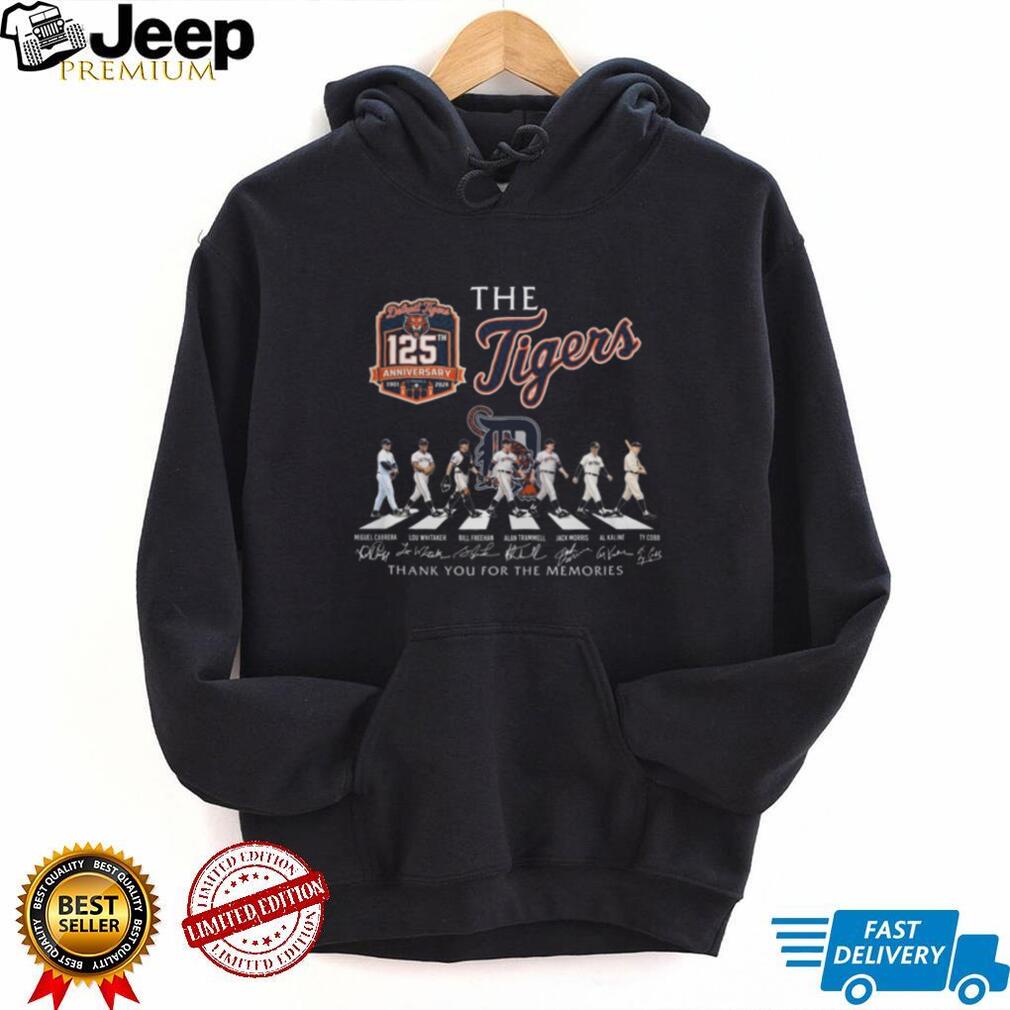 Detroit Tigers 125th Anniversary Abbey Road Signature Legends T Shirt