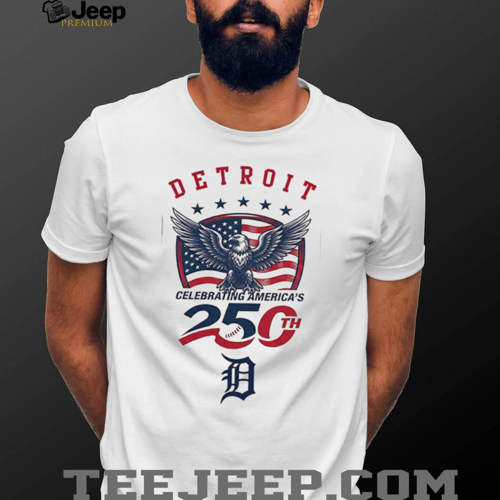 Detroit Tigers Celebrating America’s 250th Anniversary Custom Baseball Jersey T Shirt