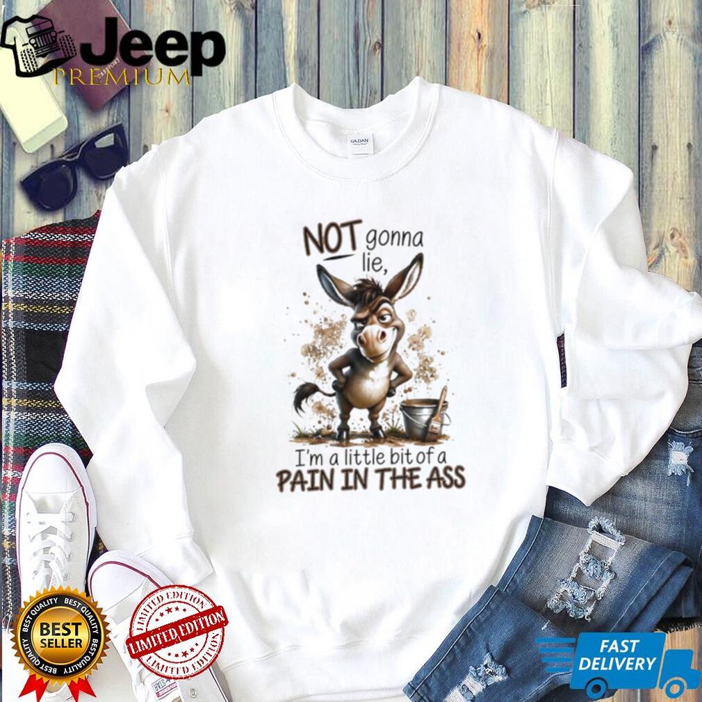 Donkey not gonna lie I’m a little bit of a pain in the ass shirt