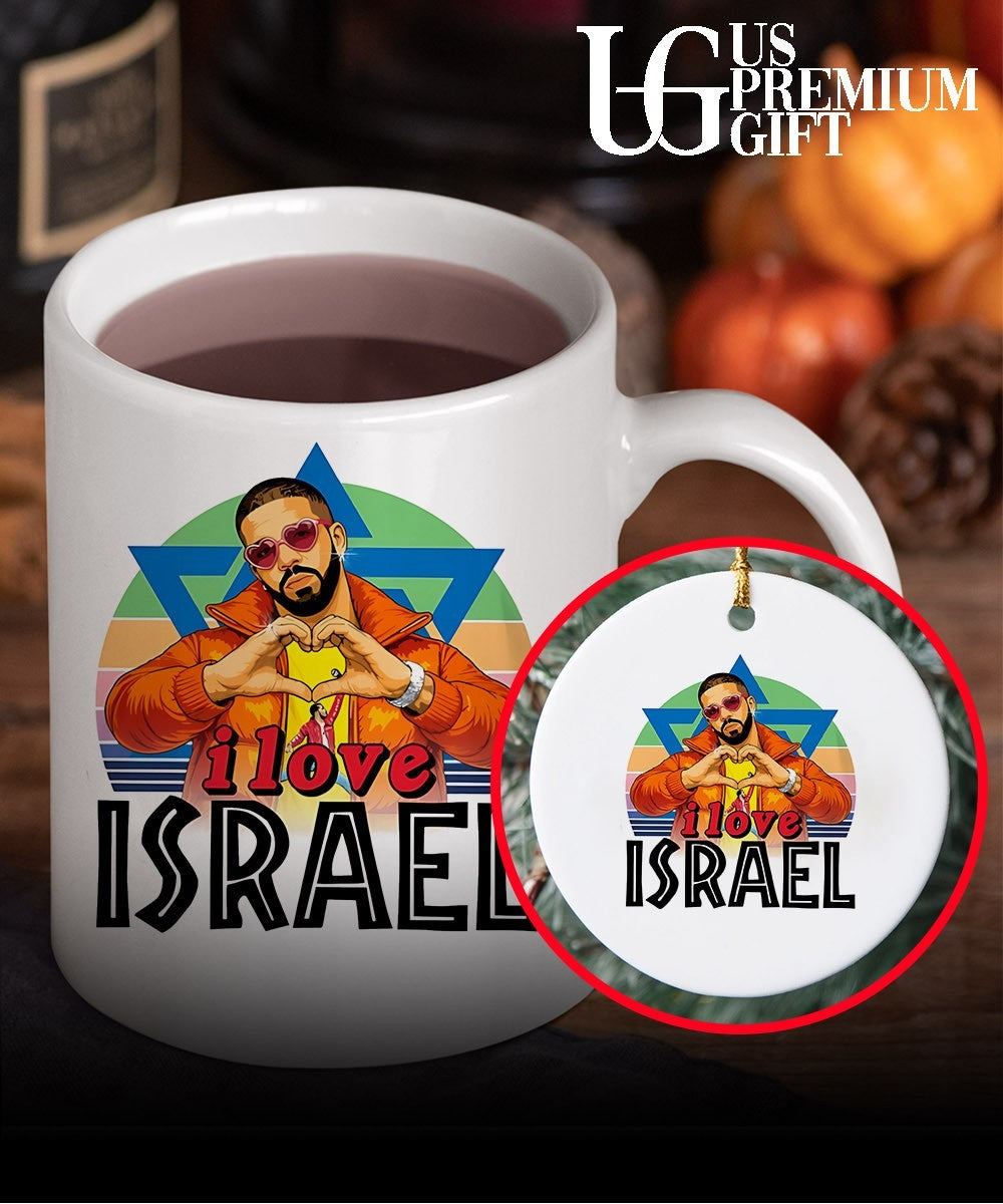 Drake I love Israel flag shirt