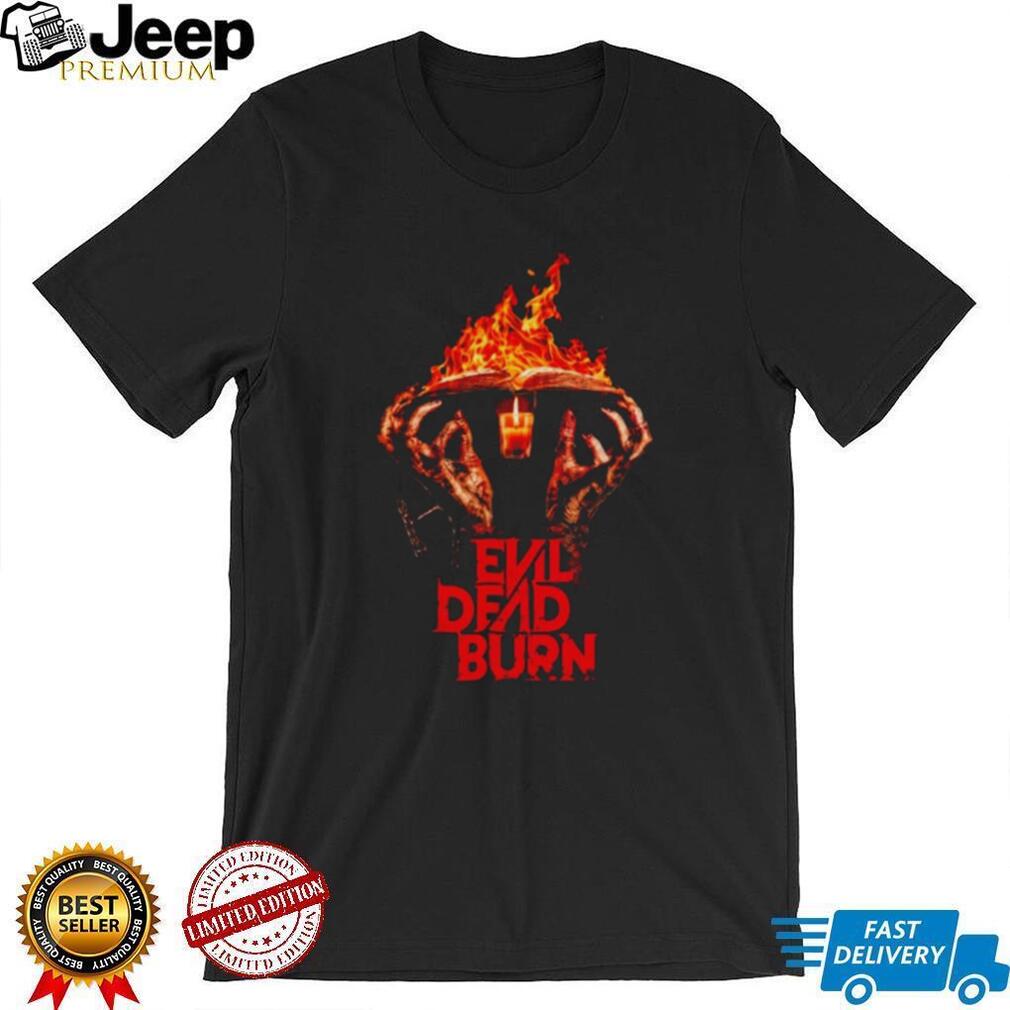 Evil Dead Burn Horror Movie Graphic shirt