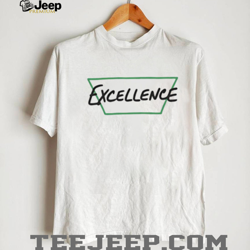 Excellence Minimalist Geometric Graphic T Shirt