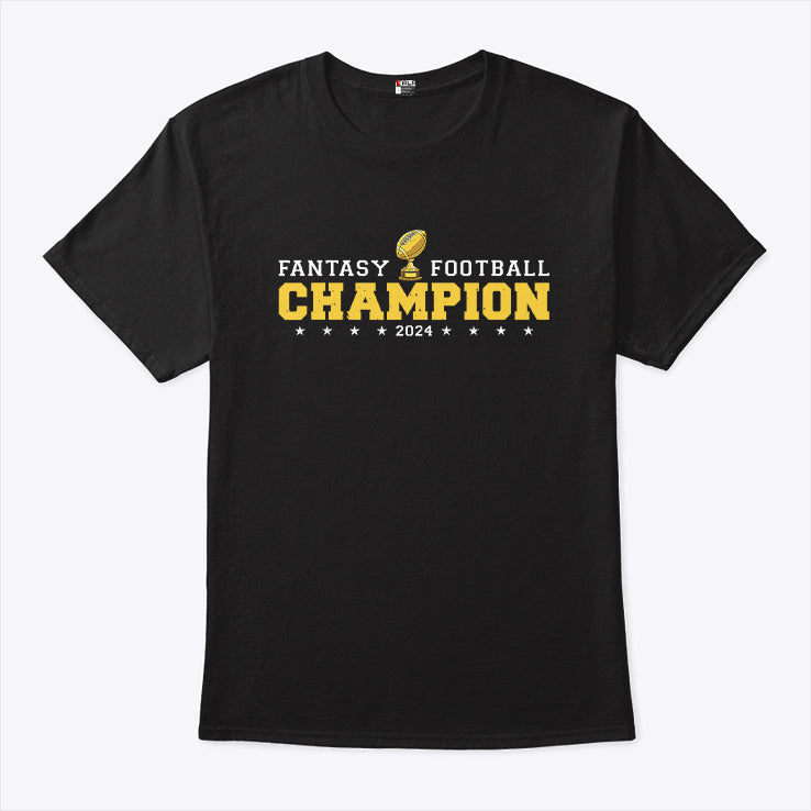 Fantasy Football Champion 2024 Trophy T Shirt