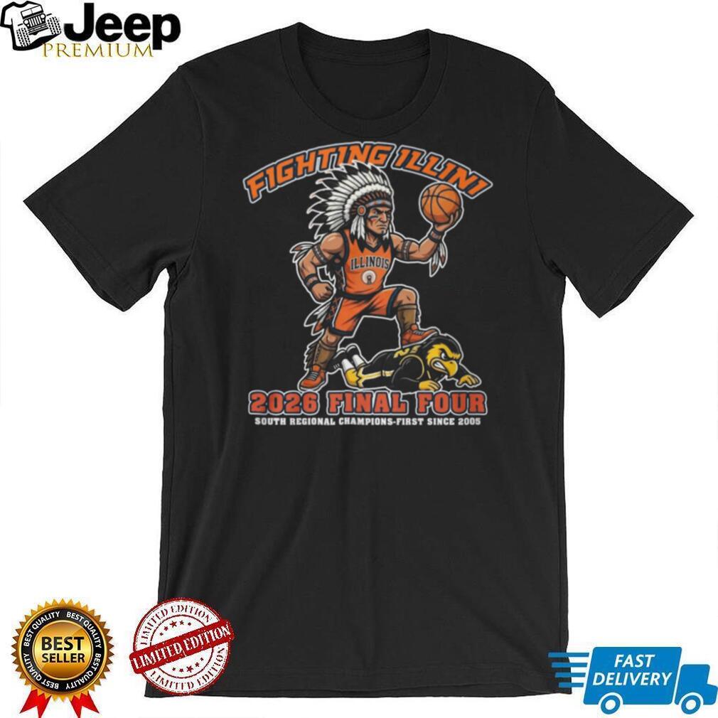 Fighting Illini 2026 Final Four South Regional Champions Basketball T Shirt
