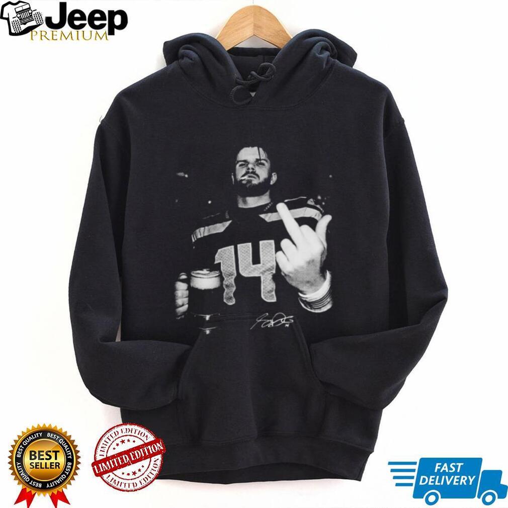 Gardner Minshew 14 Middle Finger Beer Mug Funny Football Fan T Shirt
