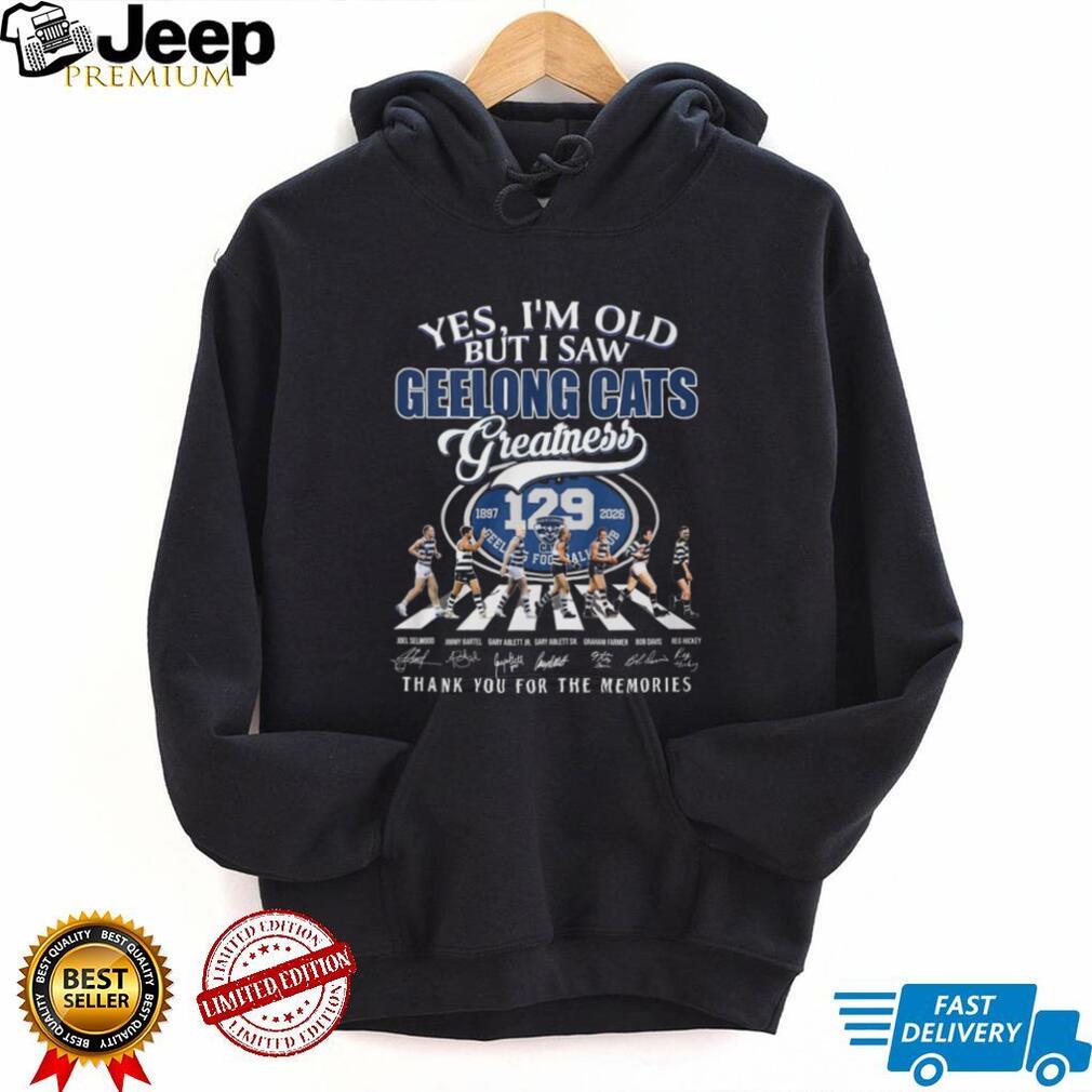 Geelong Cats Greatness Legends Signature Memories Fan T Shirt