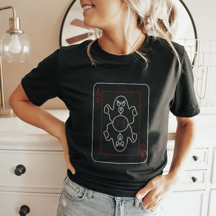 Ghost Fork Ace Card T Shirt