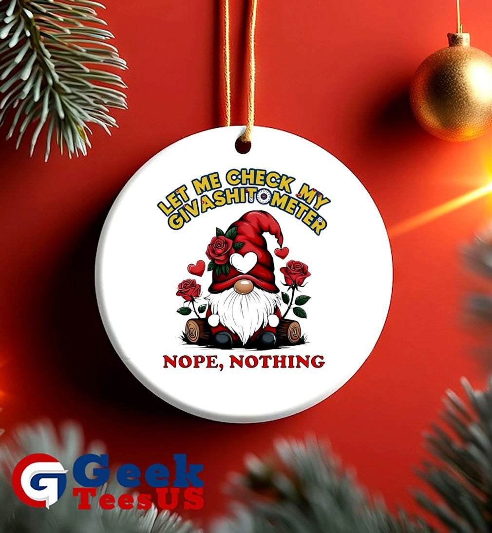 Gnome let me check my giveashitometer nope nothing shirt