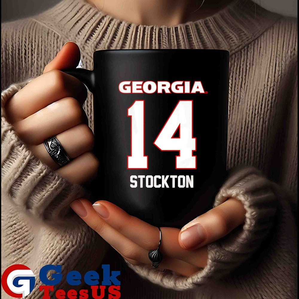 Gunner Stockton 14 Georgia Bulldogs football shirt