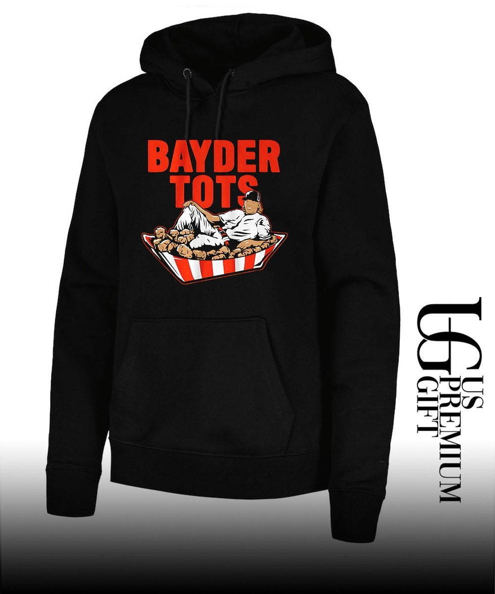 Harrison Bader wearing Bayder Tots San Francisco Giants shirt