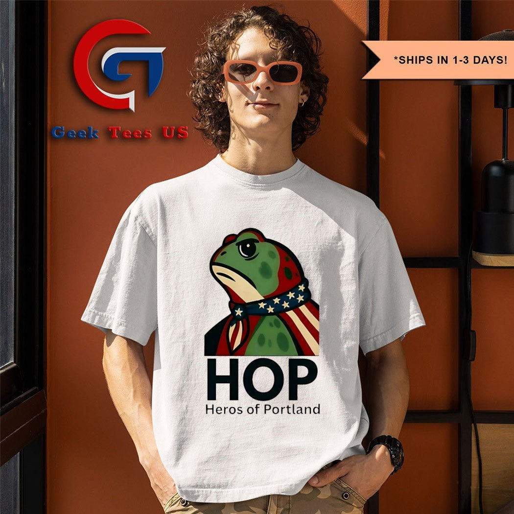Hop Heros of Portland Frog shirt