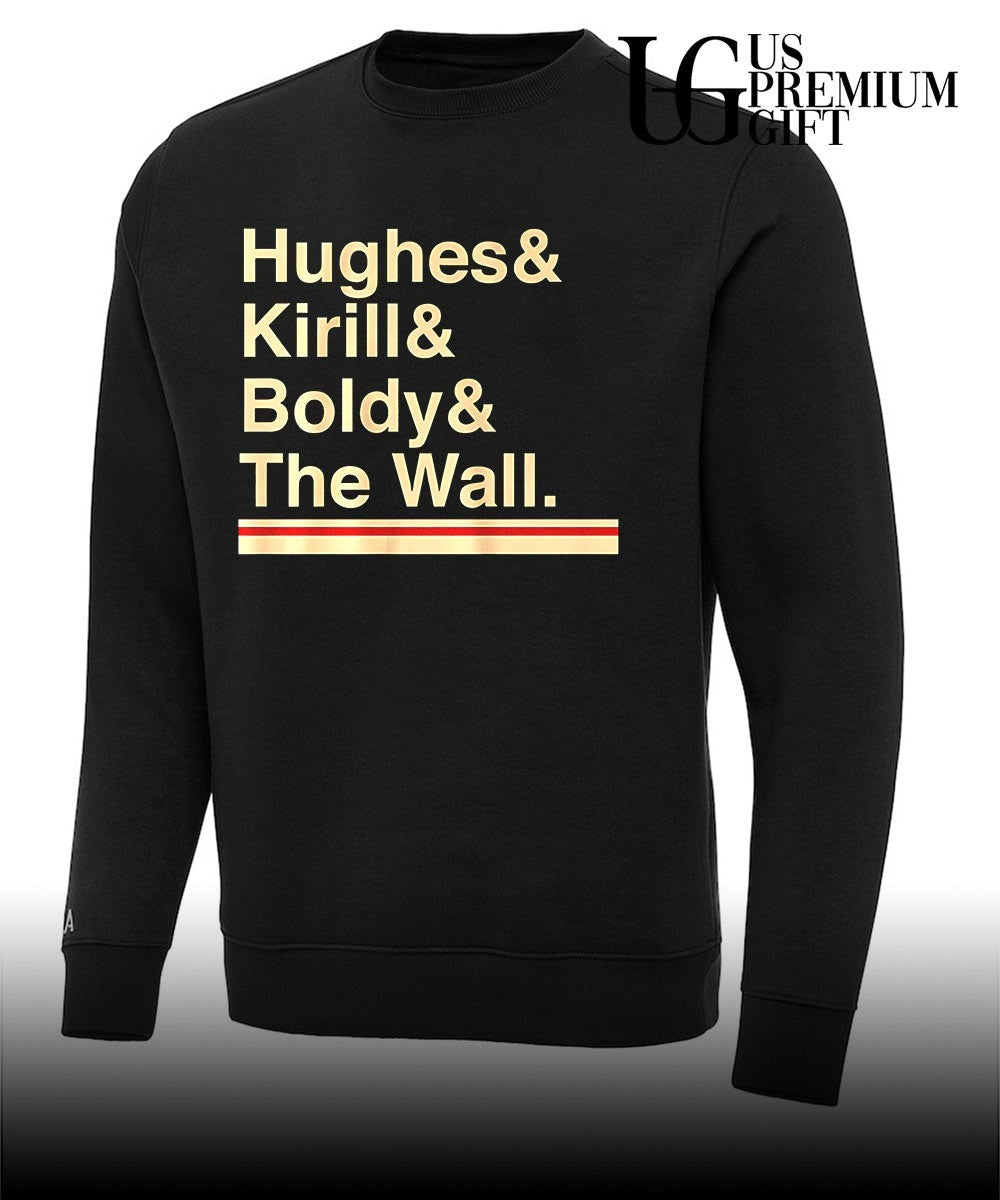 Hughes and Kirill and Boldy and The Wall Minnesota Wild Hockey Ampersand shirt