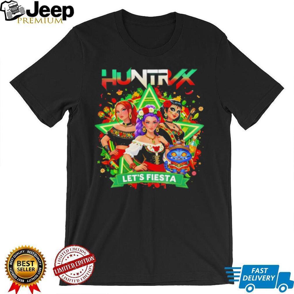 Huntrax Let’s Fiesta Mexican Culture Anime Style Graphic T Shirt