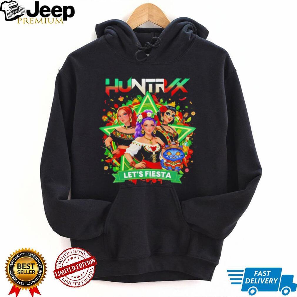 Huntrax Let’s Fiesta Mexican Culture Anime Style Graphic T Shirt