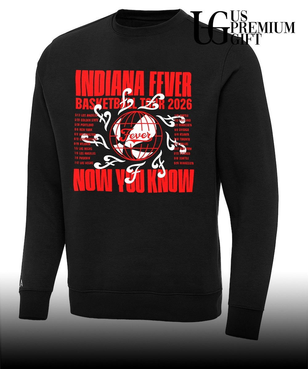 Indiana Fever Basketball Tour 2026 Now You Know shirt
