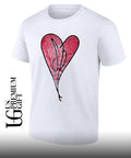 Jaden Mcdaniels wearing heart shirt