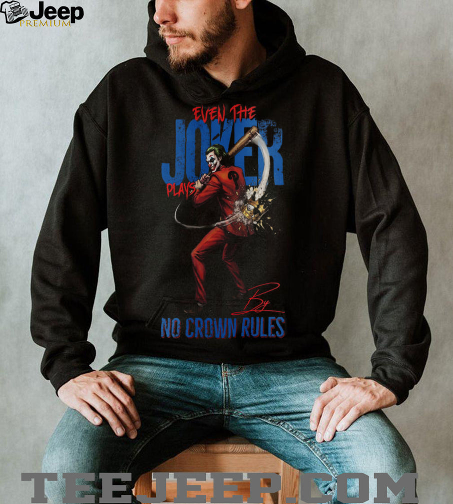 Joker No Crown Rules Philadelphia Phillies Baseball Jersey T Shirt