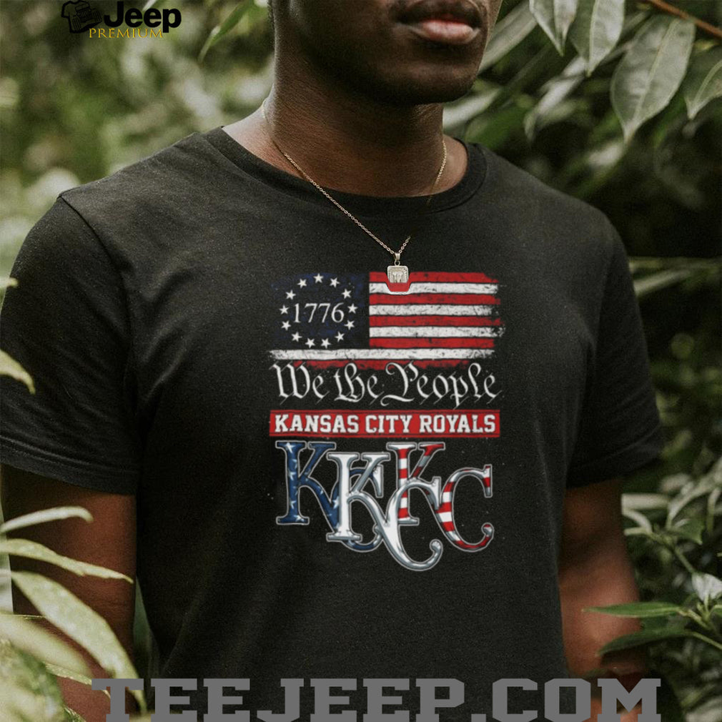 Kansas City Royals We The People 1776 Patriotic American Flag T Shirt