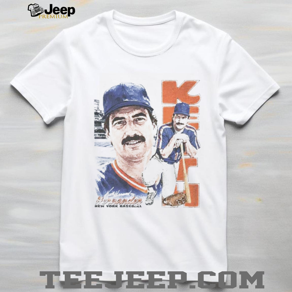 Keith Hernandez New York Baseball Legend Retro Portrait T Shirt