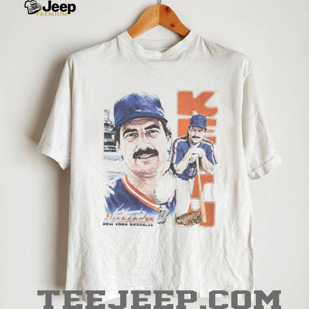 Keith Hernandez New York Baseball Legend Retro Portrait T Shirt