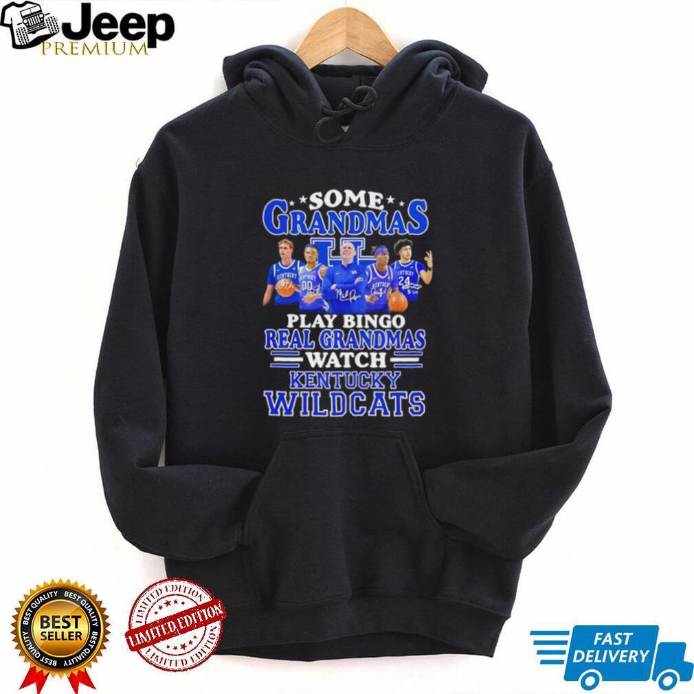 Kentucky Wildcats Basketball “Real Grandmas Watch Kentucky” T Shirt