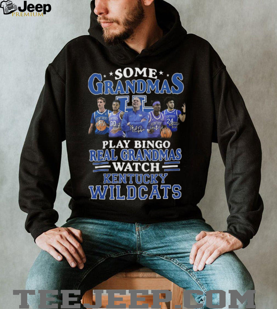 Kentucky Wildcats Basketball “Some Grandmas Play Bingo Real Grandmas Watch” T Shirt