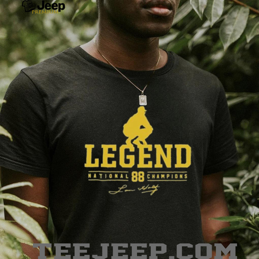 Legend Lou Holtz Notre Dame 1988 National Champions T Shirt