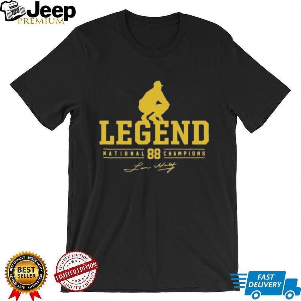 Legend Lou Holtz Notre Dame 1988 National Champions T Shirt