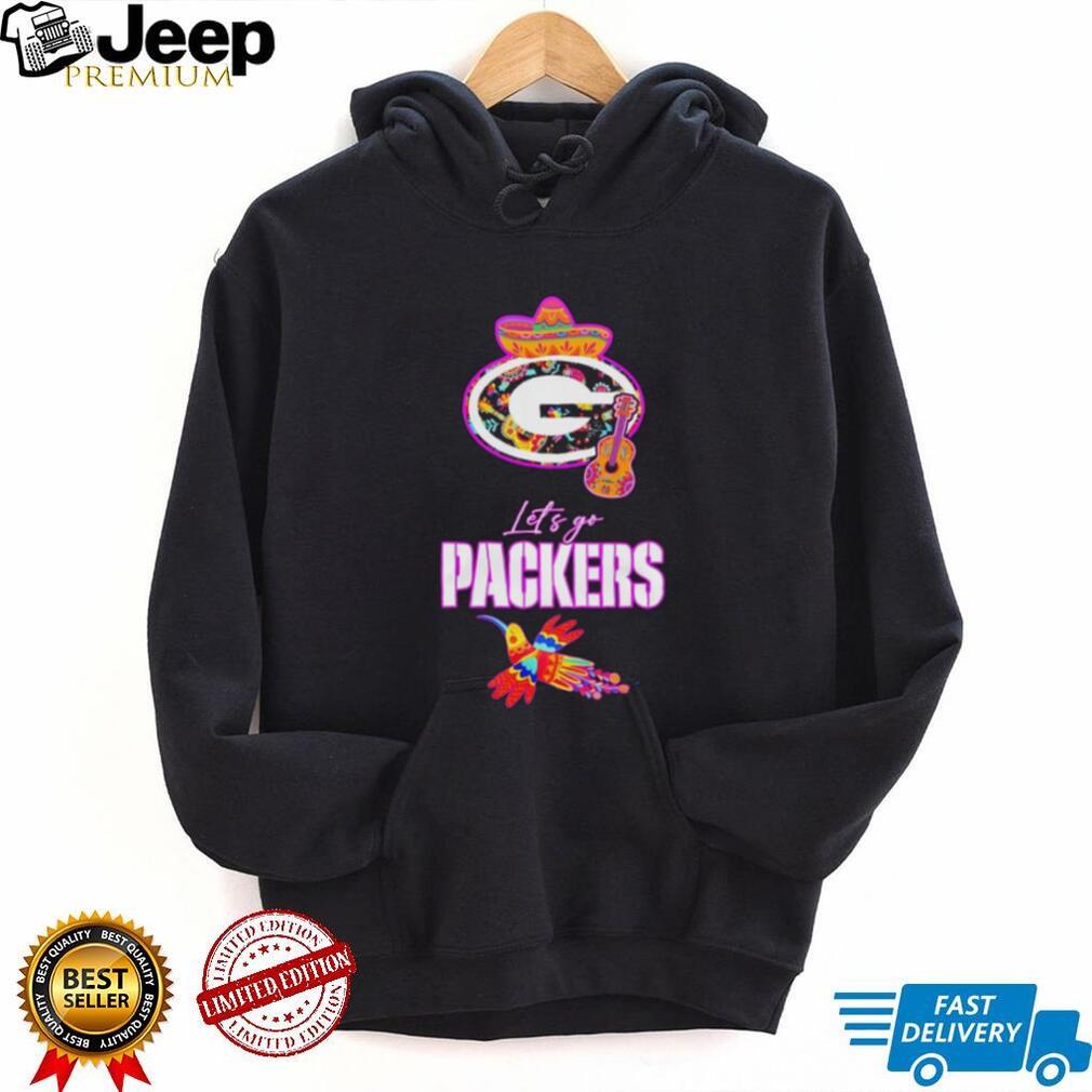 Let’s Go Green Bay Packers Hispanic Heritage Fiesta Mexican Folk shirt