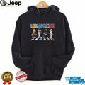 Los Angeles Sports Mascots Abbey Road Crosswalk Parody T Shirt
