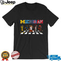 Michigan Sports Mascots Abbey Road Road Crossing Black T Shirt