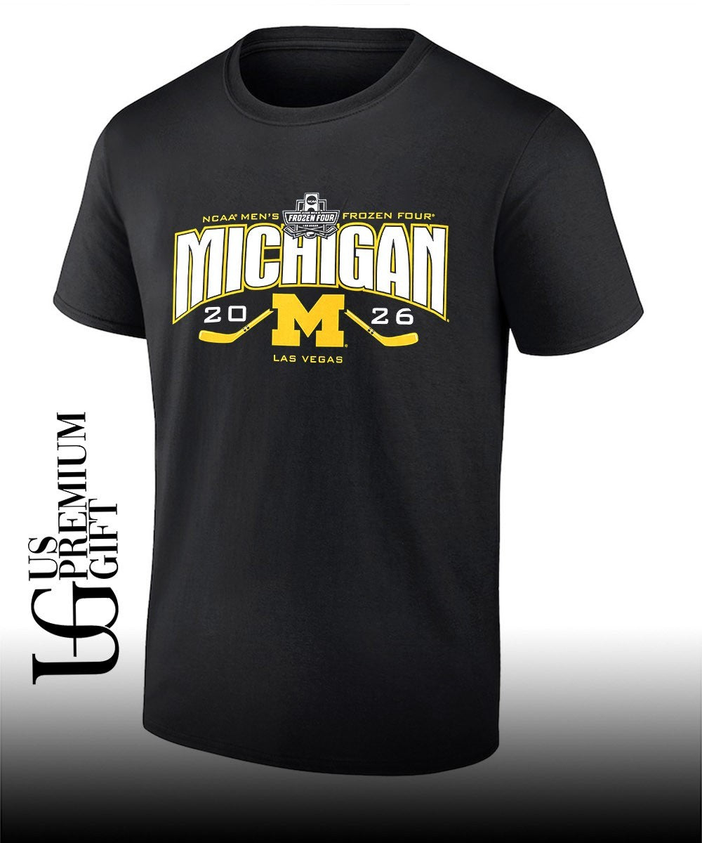 Michigan Wolverines NCAA Men’s Frozen Four 2026 Las Vegas shirt