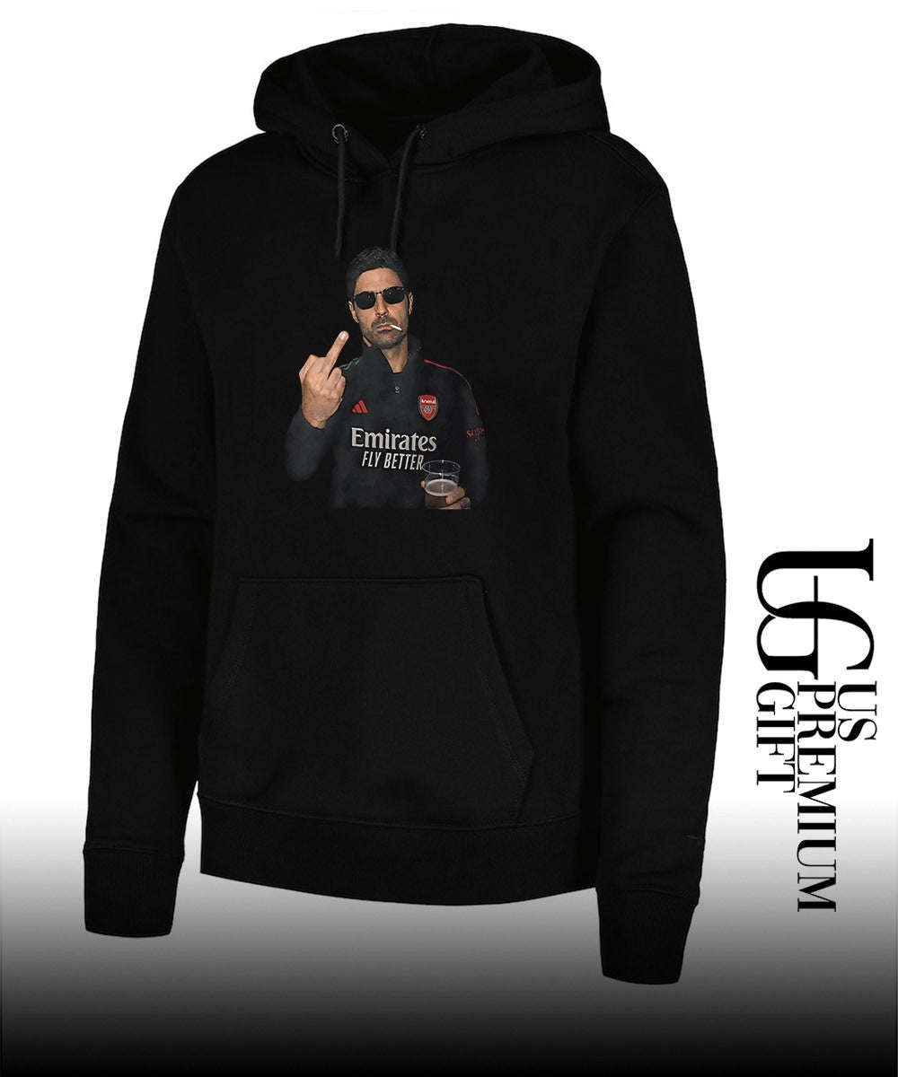 Mikel Arteta middle finger shirt