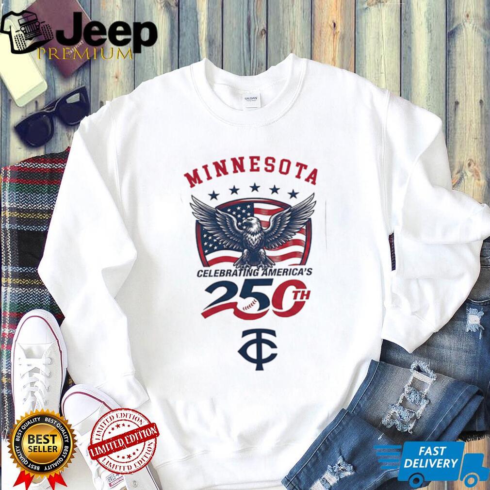 Minnesota Twins Celebrating America’s 250th Anniversary Custom Baseball Jersey T Shirt