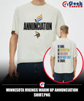 Minnesota Vikings Warm Up Annunciation shirt