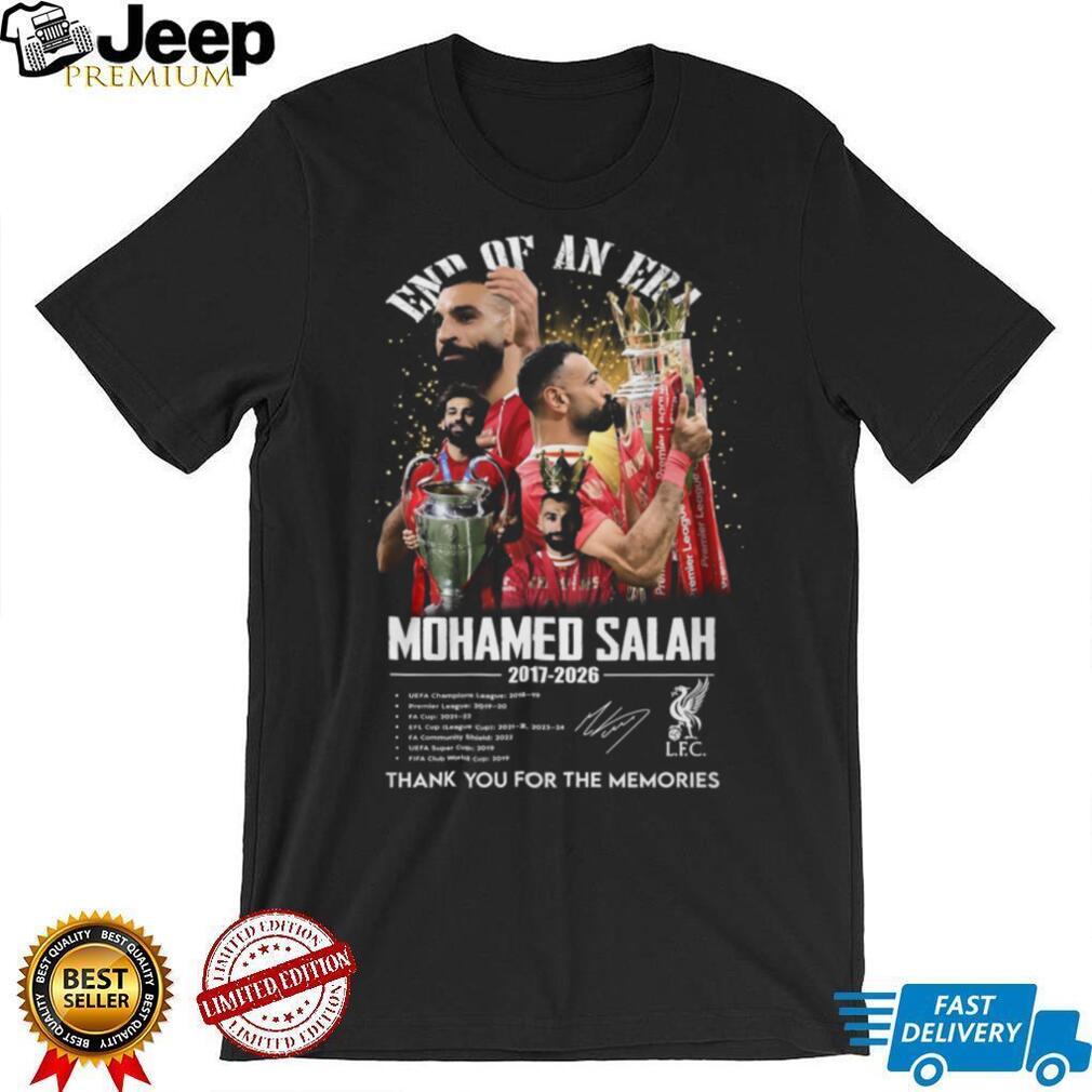 Mohamed Salah End of An Era Liverpool 2017 2026 Tribute T Shirt