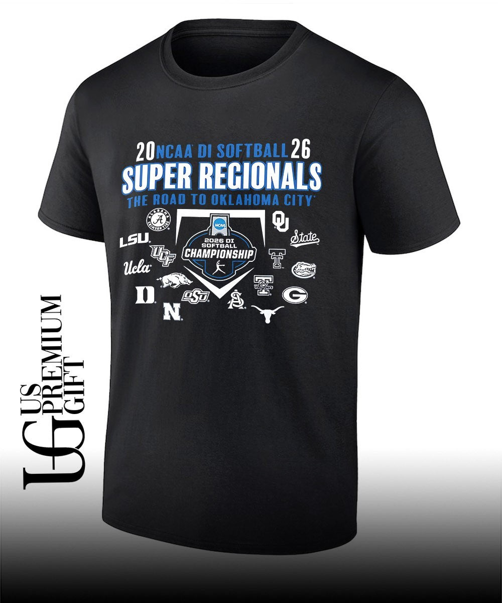 NCAA Division I Softball Super Regionals 2026 The Road to Oklahoma City shirt