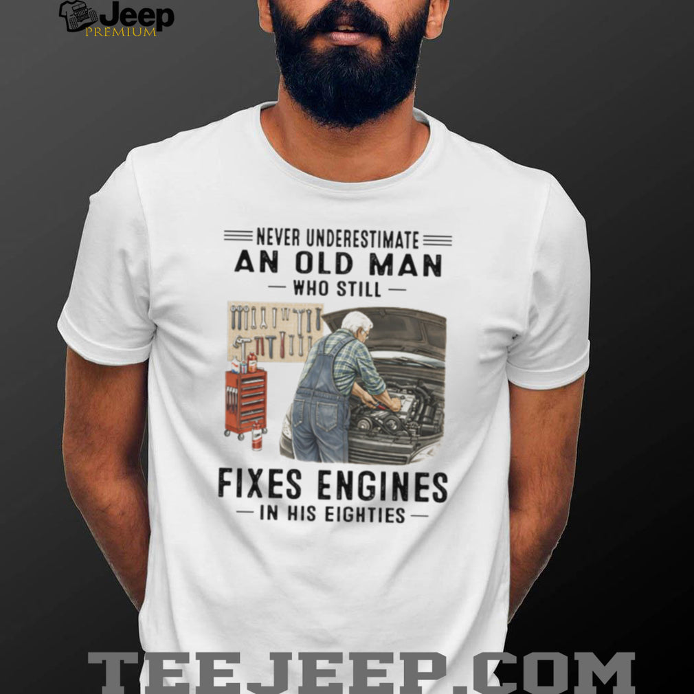 Never Underestimate An Old Man Who Still Fixes Engines In His Eighties
