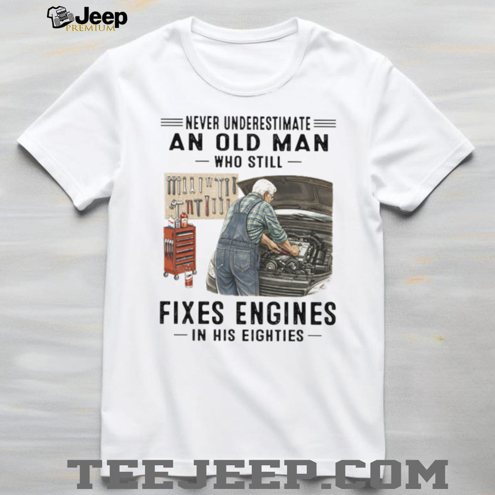 Never Underestimate An Old Man Who Still Fixes Engines In His Eighties
