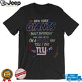 New York Giants Football Team Logo Built Different Shirt