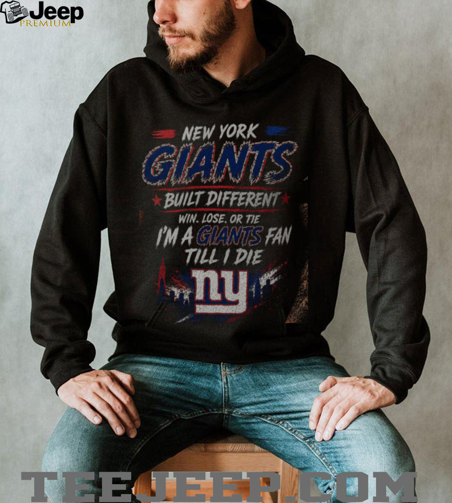 New York Giants Football Team Logo Built Different Shirt