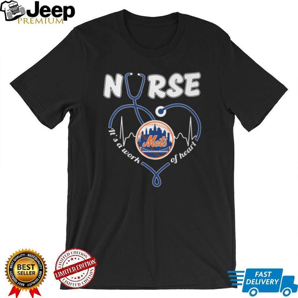 New York Mets Nurse It’s A Work Of Heart Stethoscope T Shirt